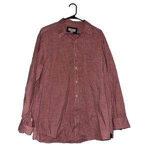 Club Room slim fit Cotton Dress Shirt| Size XL | Jester Red
